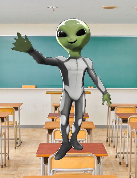 Videos educativos de alienígenas con Krikey AI