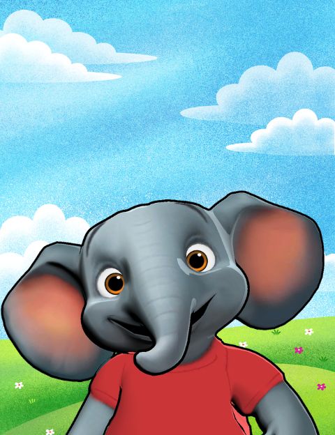 Animación de Elefante para niños - Alternativa a Fortnite
