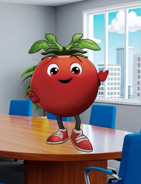 videos de marca animados creador de videos promocionales Tomate Animado Krikey AI